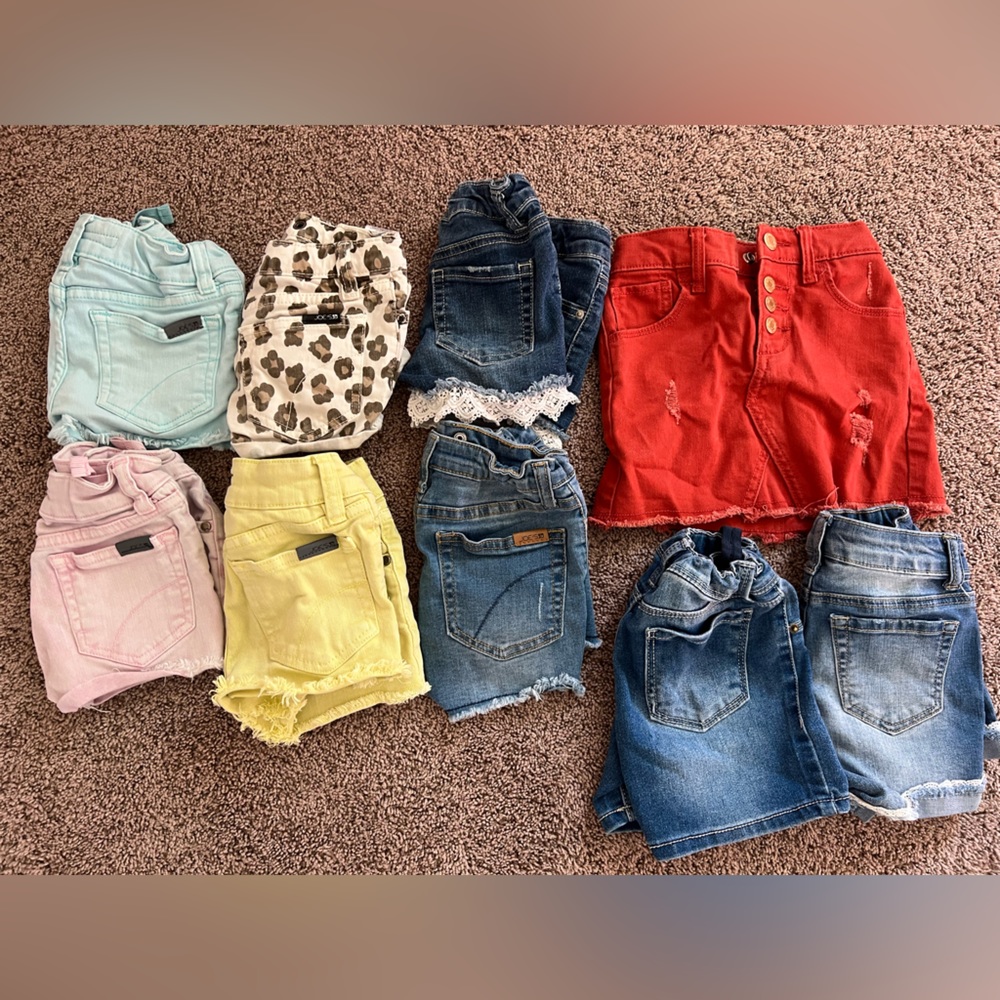 Set of 22 items Girls short and skirt bundle